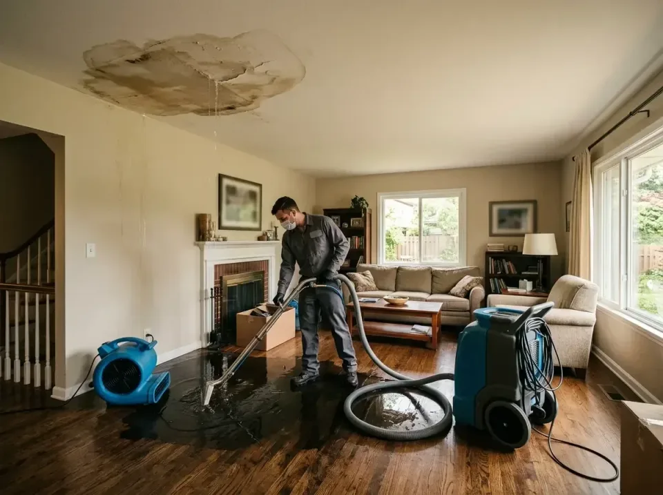 attic-pipe-burst-ceiling-drip-008 — frequently asked questions, Water Damage Restoration & Carpet Care in Independence, OR